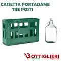 CASSETTA PER DAME TRE POSTI VERDE