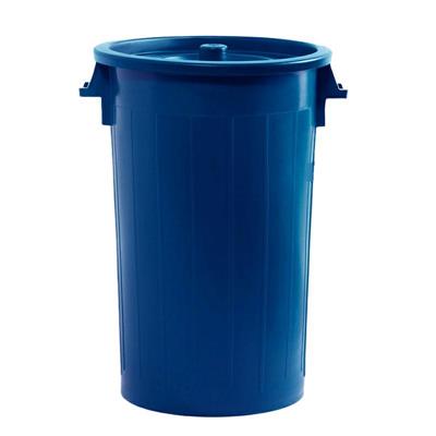 BIDONE MILLEUSI 100LT CON COPERCHIO COLORE BLU