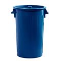 BIDONE MILLEUSI 100LT CON COPERCHIO COLORE BLU