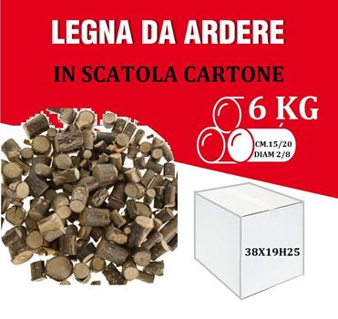 LEGNA DA ARDERE TRONCHETTI CM15/20 6 KG.