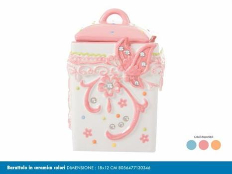 SCATOLA IN CERAMICA 18X12CM COLORI ASS.