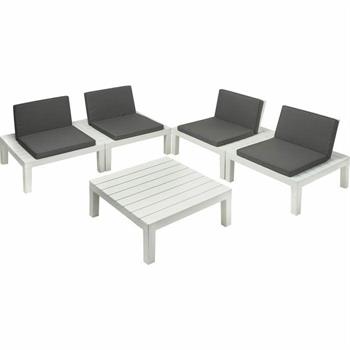 SET GIARDINO API CON CUSCINI COLORE BIANCO