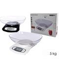 BILANCIA DA CUCINA ELETTRONICA 5 KG 2 COLORI ASS.