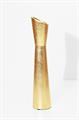VASO FOGLIA ORO 8X8X39CM