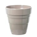 VASO CERAMICA RIGATO 10 X H10 CM COLORE BEIGE