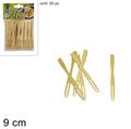 FORCHETTINE BAMBOO APERITIVO 9 CM CONF. 50 PZ
