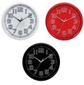 OROLOGIO A PARETE IN PLASTICA 33 CM 3 COLORI ASS
