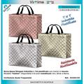 BORSA SHOPPING BAG TNT PLASTIFICATO 35 X 45 X 12 CM COLORI A