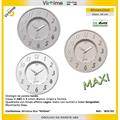 OROLOGIO ABS TONDO 35,6 CM NUMERI SERIGRAFATI SU VETRO ASS