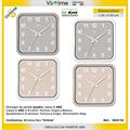 OROLOGIO ABS QUADRO 26 X 26 CM 4 COLORI ASS