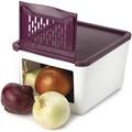 CONTENITORE PORTACIPOLLE 2 KG BIANCO/VIOLA