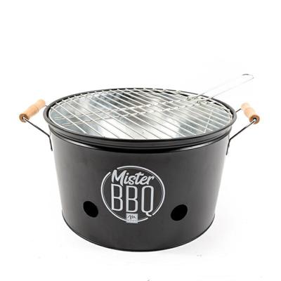 BARBECUE PORTATILE MISTER BBQ IN METALLO CON MANICI 42X35X21 Barbecue Graticole Camino Bottiglieri Casalinghi