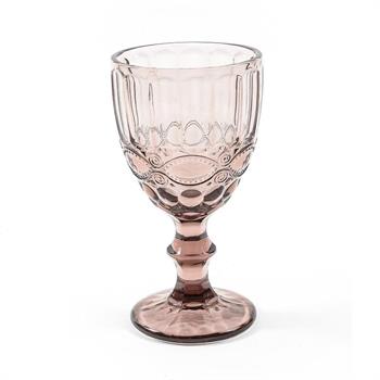 BICCHIERE CALICE IN VETRO CLASSIC COLORATO 8,5XH16,5 CM