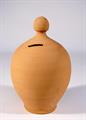 SALVADANAIO  TERRACOTTA GREZZO 20CM