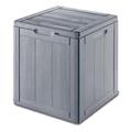 BAULE IN PLASTICA 90 LT COLORE GRIGIO