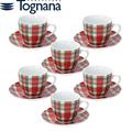 TAZZA THE CON PIATTINO CONF. 6 PZ OLIMPIA SCOZIA