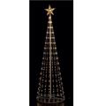 LUCI ALBERO DI NATALE DA ESTERNO 56XH180 CM 320 LED CALDO