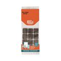FELTRINI NOCE 20X20 CM CONF. 10 PZ