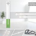 ASTE TENDA ESTENDIBILE TONDA 60-95CM DIAM 1CM 2PZ BIANCO