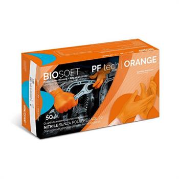 GUANTO DA ESAMINAZIONE IN NITRILE BIOSOFT MIS. L CF 50 PZ