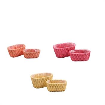 CASPO SET 2PZ INTRECCIATO P20,5X11XH10,5 CM GR24.5X15XH14