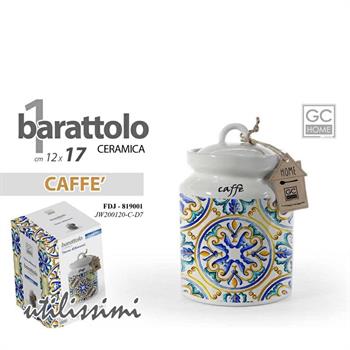 BARATTOLO CERAMICA 17 CM CAFFE'