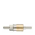 ATTACCO RAPIDO PER COMPRESSORE CON PRESA PER TUBO 6 MM