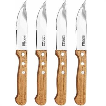 COLTELLO BISTECCA CHURRASCO CONF. 4 PZ