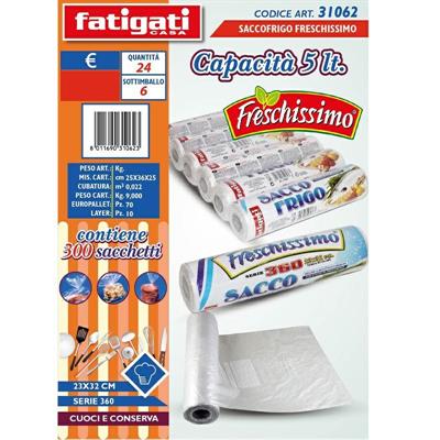 BUSTE FRIGO 23 X 32 CM SERIE 360 FRESCHI