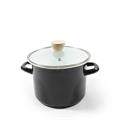 PENTOLA SMALTO NERO 20 CM 3,2 LT