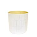 CASPO DRITTO MODERNO ARCHETTI BIANCO LUCIDO 20XH16 CM
