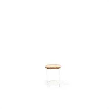 BARATTOLO BOROSILICATO COPERCHIO BAMBOO 800 ML 10 X 10 X12,5