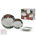 PIATTO SERVIZIO 18 PZ RED RIBBON