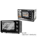 FORNO ELETTRICO VENTILATO BLACK EVOLUTION 35 LT 1500W