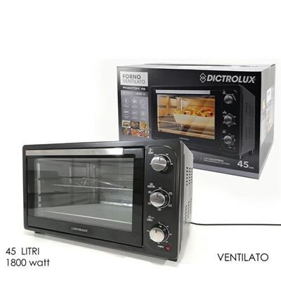 FORNO ELETTRICO VENTILATO BLACK EVOLUTION 45 LT 1800W