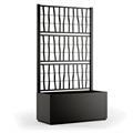 FIORIERA RETTANGOLARE ETHICA 80XH140CM CON SPALLIERA GRAFITE