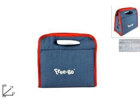 BORSA TERMICA INTERNO ALLUMINIO FANTASIA JEANS