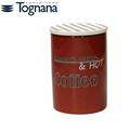 BARATTOLO CAFFE' IN CERAMICA CON COPERCHIO VINTAGE 15CM 650C