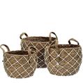 CESTO TONDO VIMINI SET 3PZ 26/30/33 CM