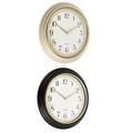 OROLOGIO DA PARETE IN PLASTICA D. 45 CM 2 COLORI ASS