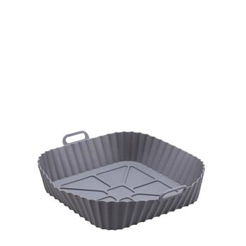 CESTELLO QUADRATO IN SILICONE 21 X 21 X H6,5 CM