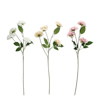 FIORE CAMELIA 4 FIORI 74 CM 3 COLORI ASS