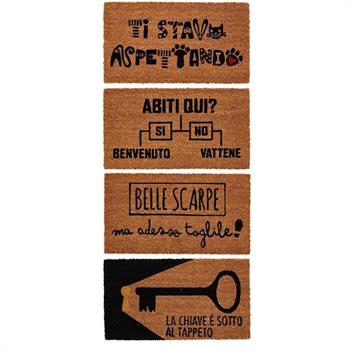 ZERBINO COCCO 33 X 60 CM 4 DECORI ASS