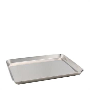 VASSOIO DA VETRINA ACCIAIO INOX 29 X 22 CM