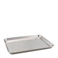 VASSOIO DA VETRINA ACCIAIO INOX 39 X 28 CM