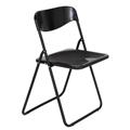 SEDIA PIEGHEVOLE POKER COLORE NERO