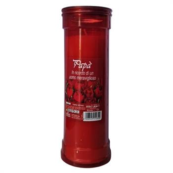 LUMINO VOTIVO PAPA' 17 CM DURATA H 72