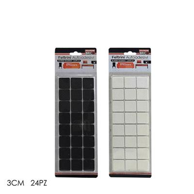 FELTRINI QUADRATI MEDI CONF. 24 PZ 2 COLORI ASS