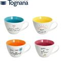 TAZZA COLAZIONE 450 CC IRIS COLOR BLOCK COLORI ASS