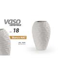 VASO MAT BIANCO 12 X 18 CM